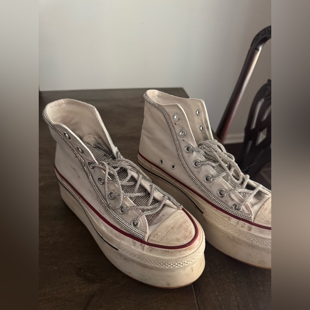 Nan Ku couture platform sneakers